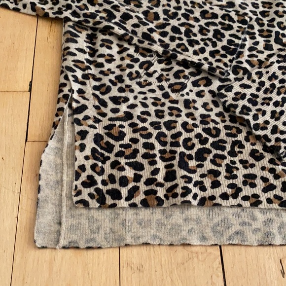 NWT Zadig and Voltaire Lirius Cashmere Leopard-Print Sweater Sz S - Picture 9 of 16
